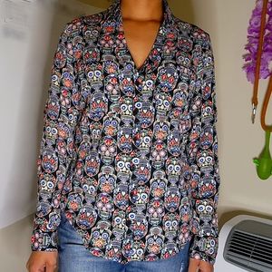 Express skull shirt Sz xs